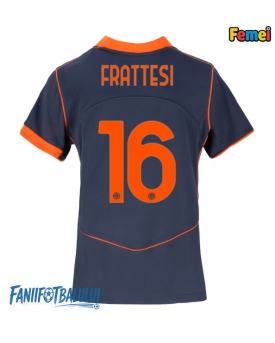 Inter Milan Davide Frattesi #16 Tricou Fotbal Replică 2025-26 Femei Treilea